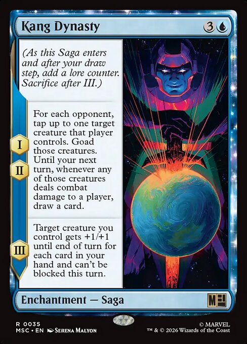Carta Dinastía de Kang — Marvel Super Heroes Commander · MSC · #35
