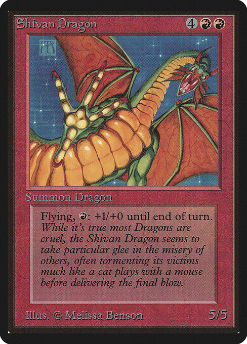 Dragón shivano — Limited Edition Beta