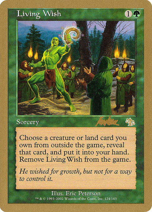 Carta Deseo de vida — World Championship Decks 2002 · WC02 · #bk124