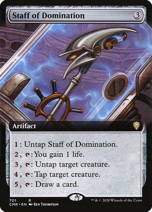 Bastón de dominación — Commander Legends