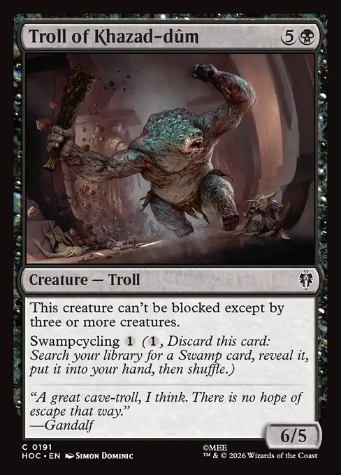 Troll de Khazad-dûm — The Hobbit Eternal