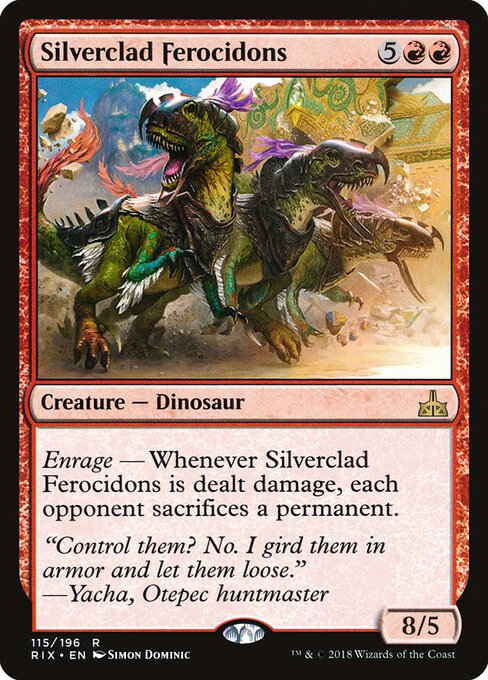 Ferocidones coraza plateada