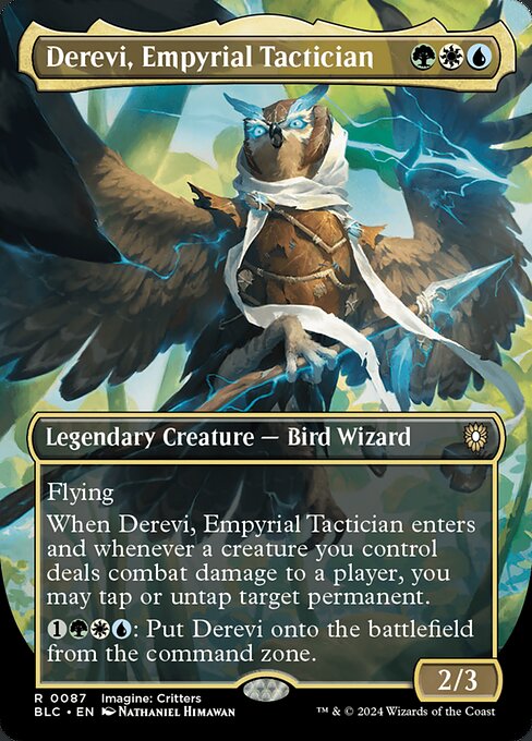 Carta Derevi, estratega empírea — Bloomburrow Commander · BLC · #87