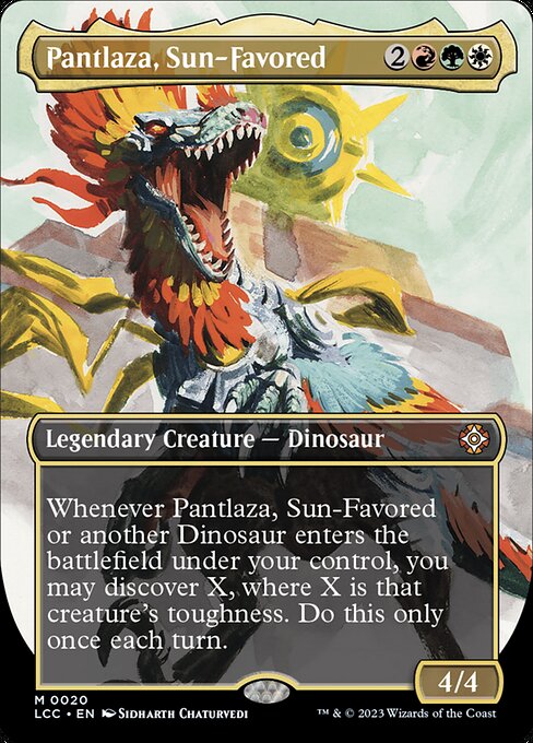 Carta Pantlaza, Favorito del Sol — The Lost Caverns of Ixalan Commander · LCC · #20