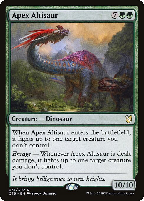 Carta Altisaurio ejemplar — Commander 2019 · C19 · #31