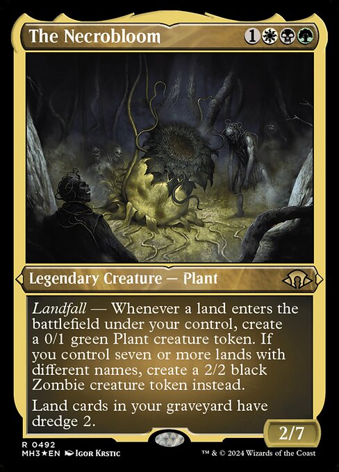 Carta La Necroflora — Modern Horizons 3 · MH3 · #492