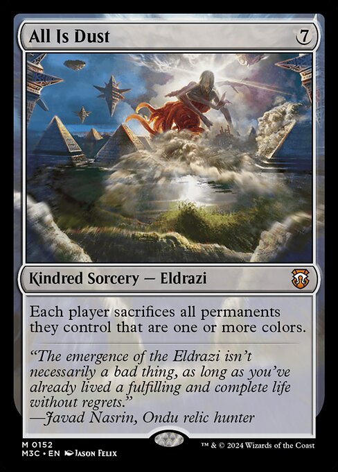 Carta Todo es polvo — Modern Horizons 3 Commander · M3C · #152