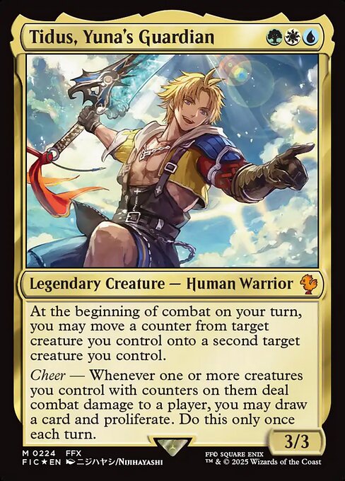Tidus, Yuna's Guardian — Final Fantasy Commander