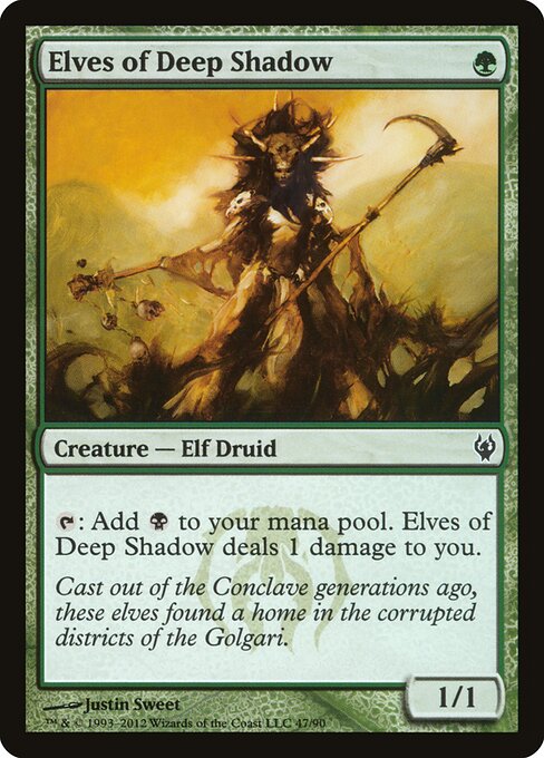 Elfos de sombra profunda — Duel Decks: Izzet vs. Golgari
