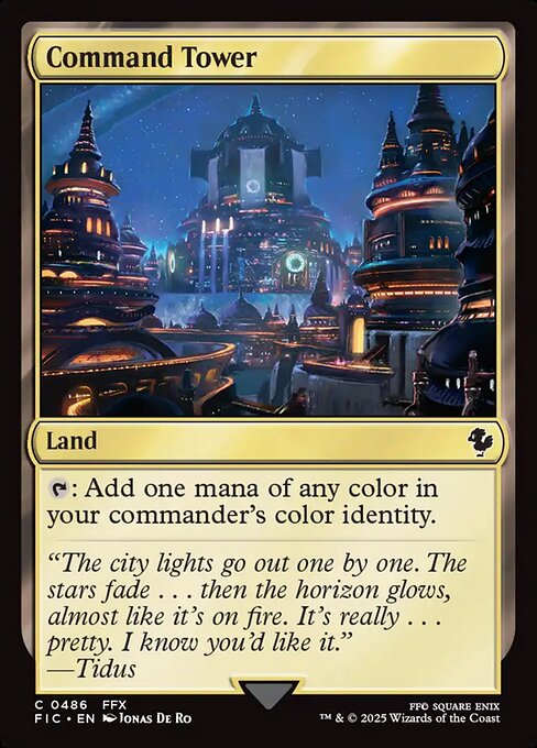 Torre de mando — Final Fantasy Commander