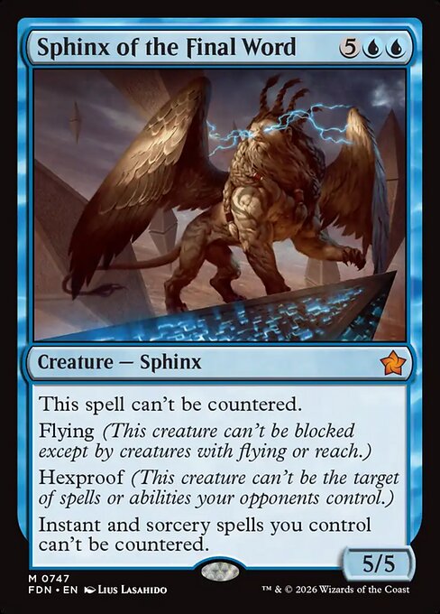 Carta Sphinx of the Final Word — Foundations · FDN · #747
