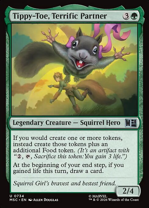 Tippy-Toe, Terrific Partner — Marvel Super Heroes Commander
