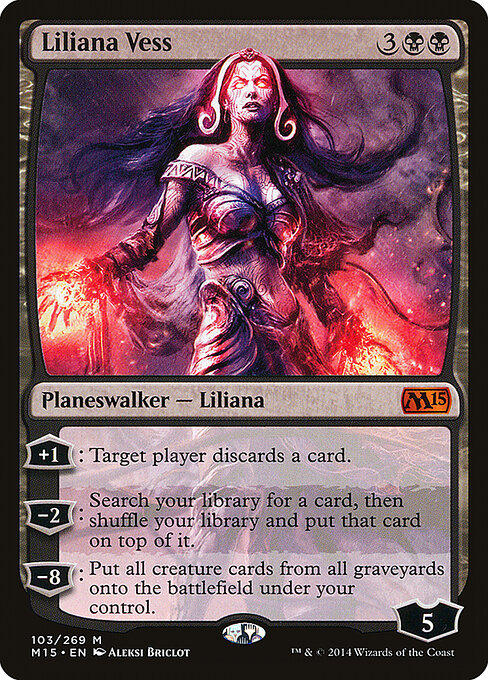 Carta Liliana Vess — Magic 2015 · M15 · #103