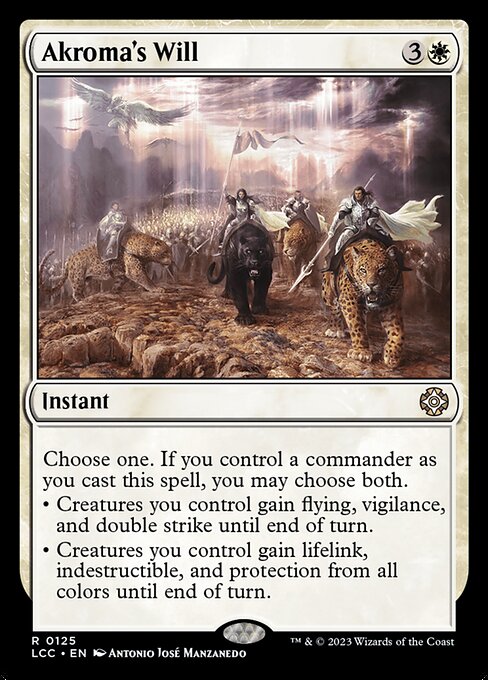 Voluntad de Akroma — The Lost Caverns of Ixalan Commander