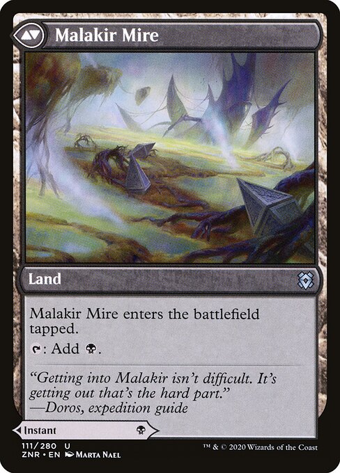 Malakir Rebirth // Malakir Mire (cara trasera)