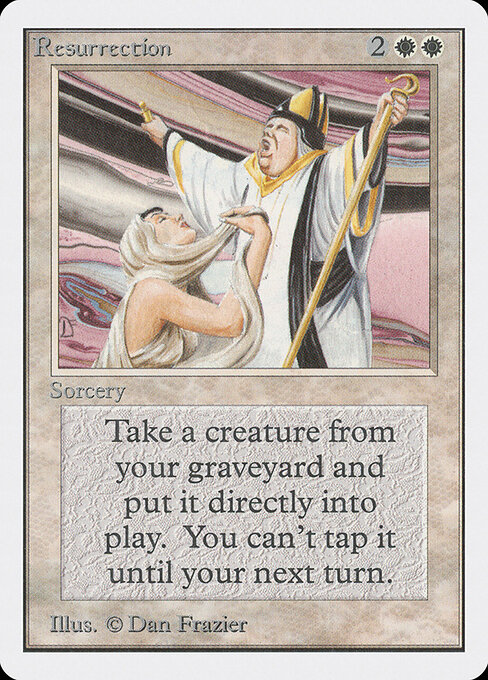 Carta Resurrección — Unlimited Edition · 2ED · #35