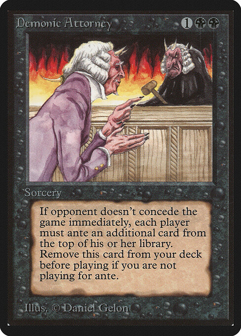 Demonic Attorney — Limited Edition Beta