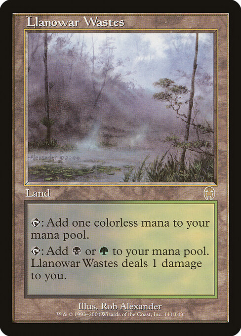 Carta Yermos de Llanowar — Apocalypse · APC · #141