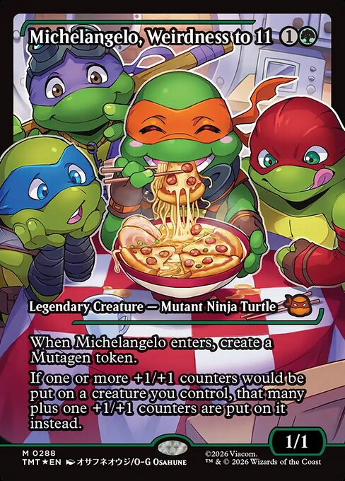 Michelangelo, friqui total — Teenage Mutant Ninja Turtles