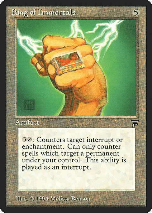 Carta Ring of Immortals — Legends · LEG · #293