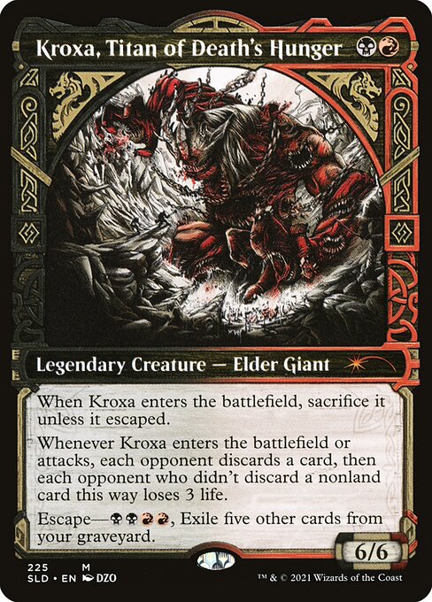 Kroxa, titán del hambre mortal — Secret Lair Drop