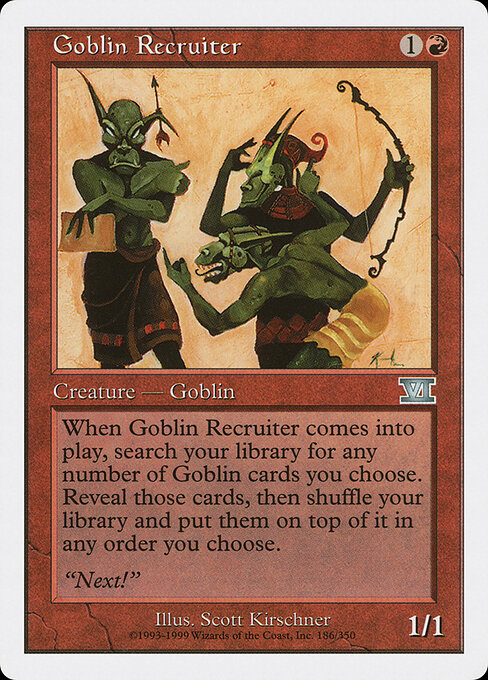 Reclutador trasgo — Classic Sixth Edition