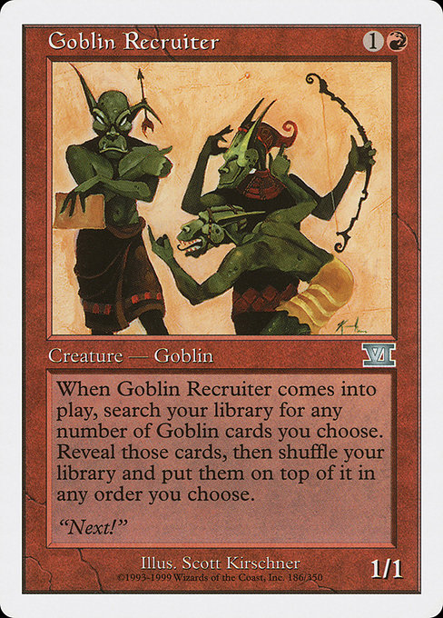 Reclutador trasgo — Classic Sixth Edition