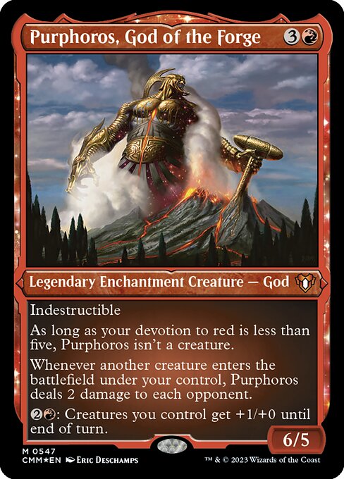 Purforos, dios de la fragua — Commander Masters