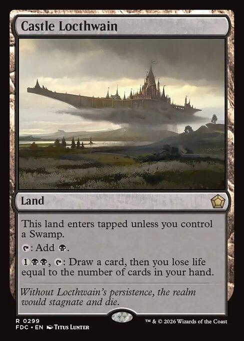 Carta Castillo de Nimboscuro — Foundations Commander · FDC · #299