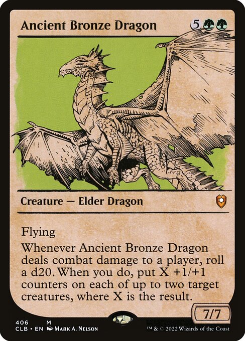 Dragón de bronce anciano — Commander Legends: Battle for Baldur's Gate