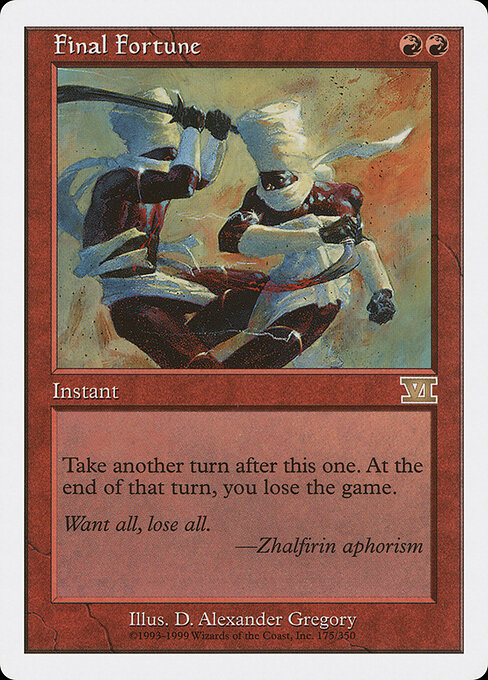 Carta Fortuna decisiva — Classic Sixth Edition · 6ED · #175