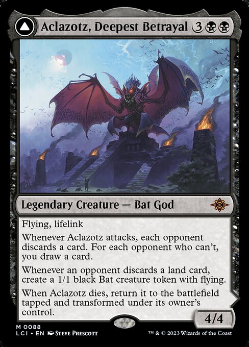 Aclazotz, Deepest Betrayal // Temple of the Dead (cara frontal)
