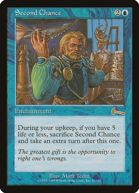 Carta Segunda oportunidad — Urza's Legacy · ULG · #41