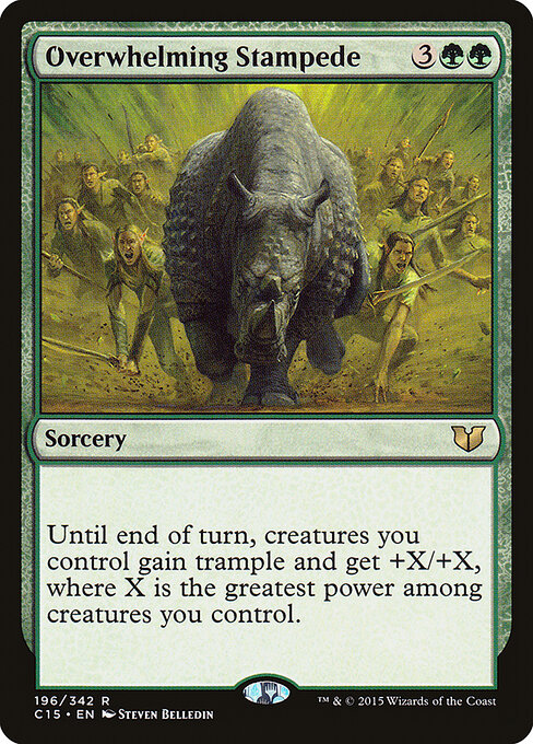 Estampida abrumadora — Commander 2015