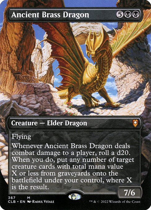 Dragón de oropel anciano