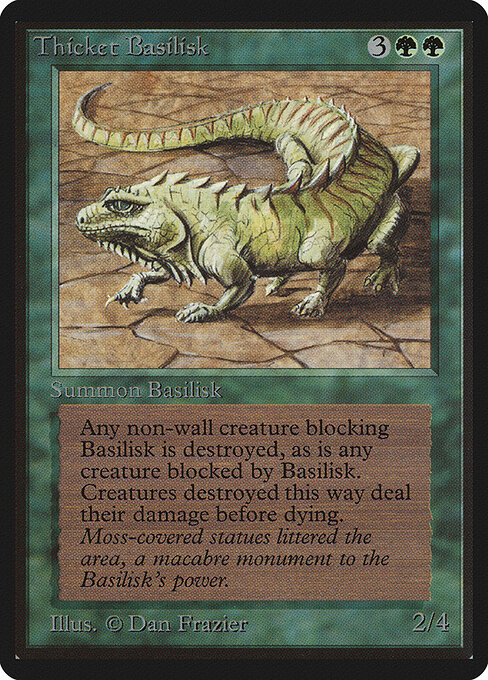 Basilisco de maleza — Limited Edition Beta