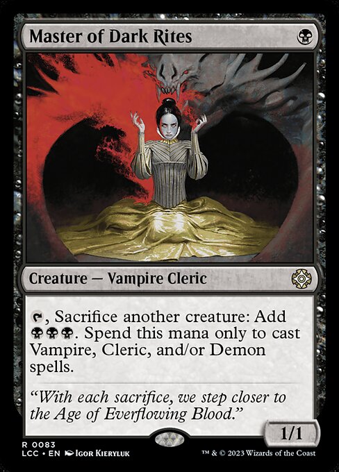 Maestra de ritos oscuros — The Lost Caverns of Ixalan Commander