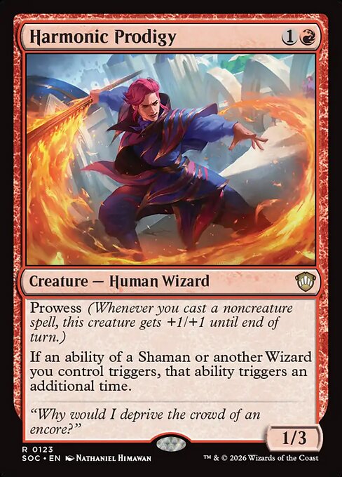 Prodigio armónica — Secrets of Strixhaven Commander