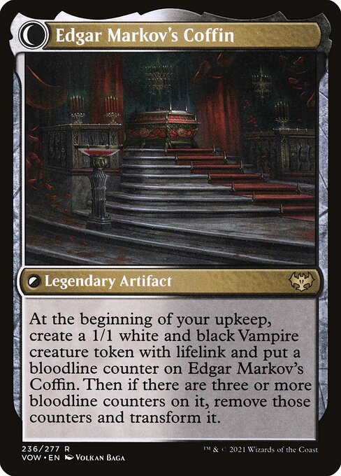 Edgar, Charmed Groom // Edgar Markov's Coffin (cara trasera)