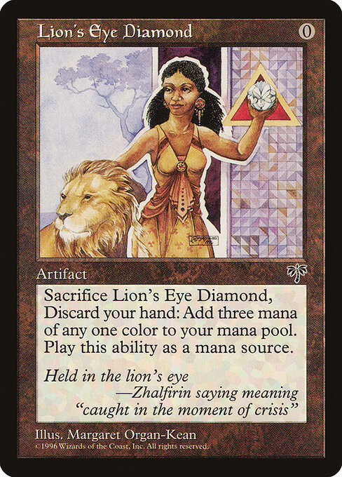 Carta Diamante Ojo de León — Mirage · MIR · #307