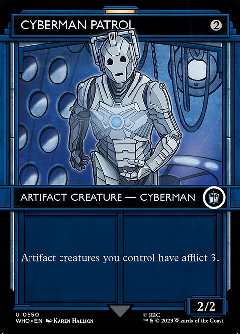 Carta Cyberman Patrol — Doctor Who · WHO · #550