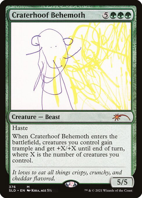 Behemot cascocráter — Secret Lair Drop