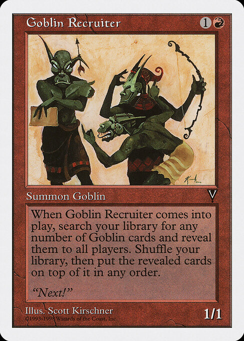 Carta Reclutador trasgo — Anthologies · ATH · #38