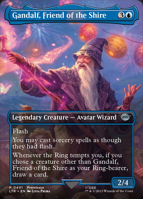 Gandalf, amigo de la Comarca