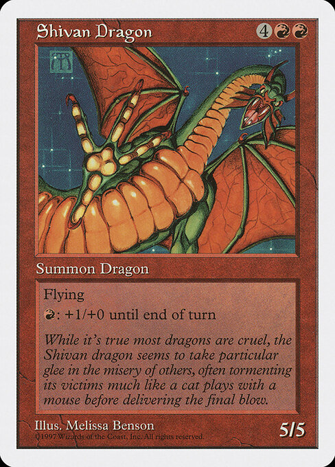 Dragón shivano — Fifth Edition