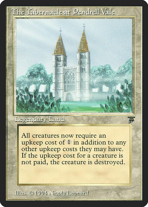 Carta The Tabernacle at Pendrell Vale (Legends)