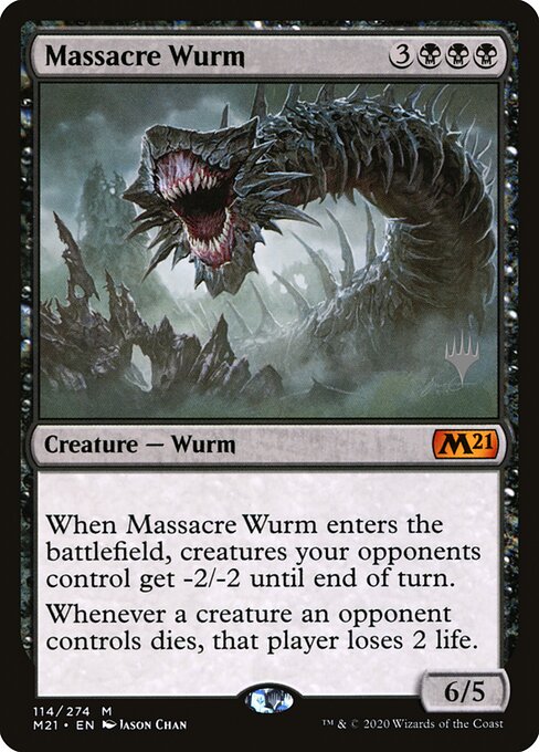 Sierpe de la masacre — Core Set 2021 Promos