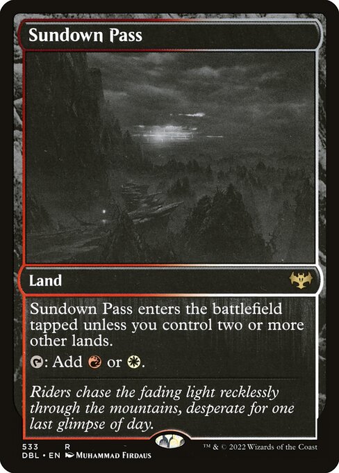 Carta Paso del atardecer — Innistrad: Double Feature · DBL · #533