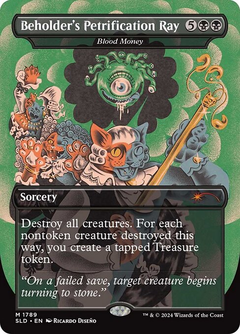 Carta Dinero sangriento — Secret Lair Drop · SLD · #1789