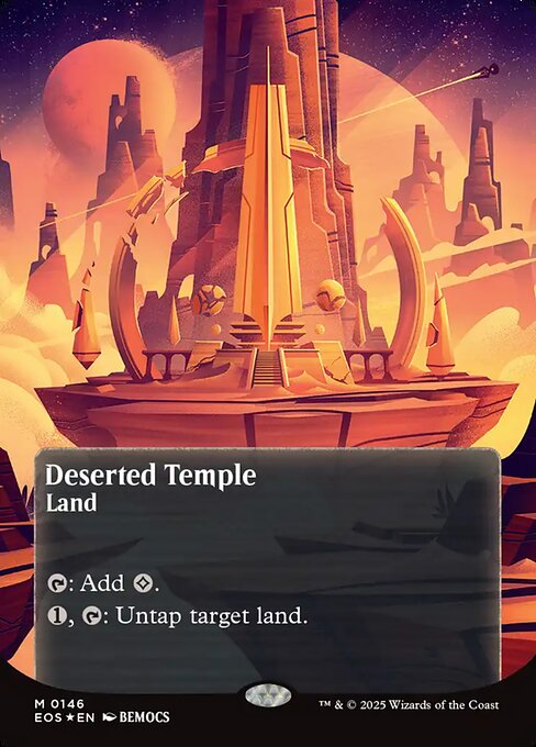 Carta Templo desierto — Edge of Eternities: Stellar Sights · EOS · #146